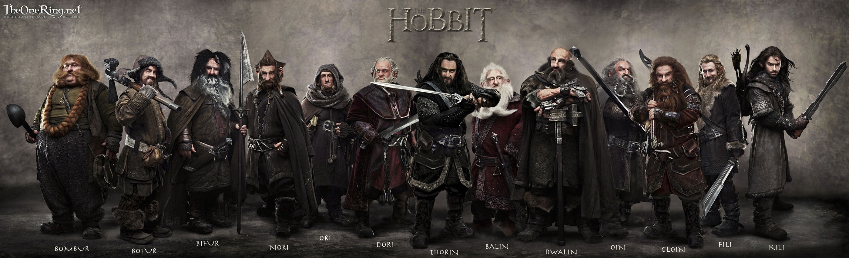 Nom Des Nains Dans Le Hobbit MAJ] Bilbo Le Hobbit : Peter Jackson Dévoile la Première Photo des Nains -  Eklecty-City