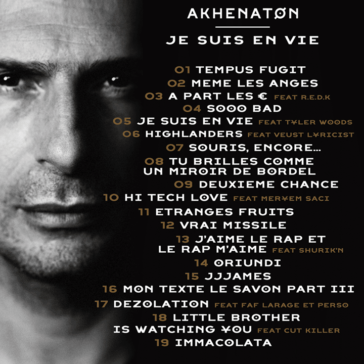 Akhenaton-Je-suis-en-vie-Tracklisting  