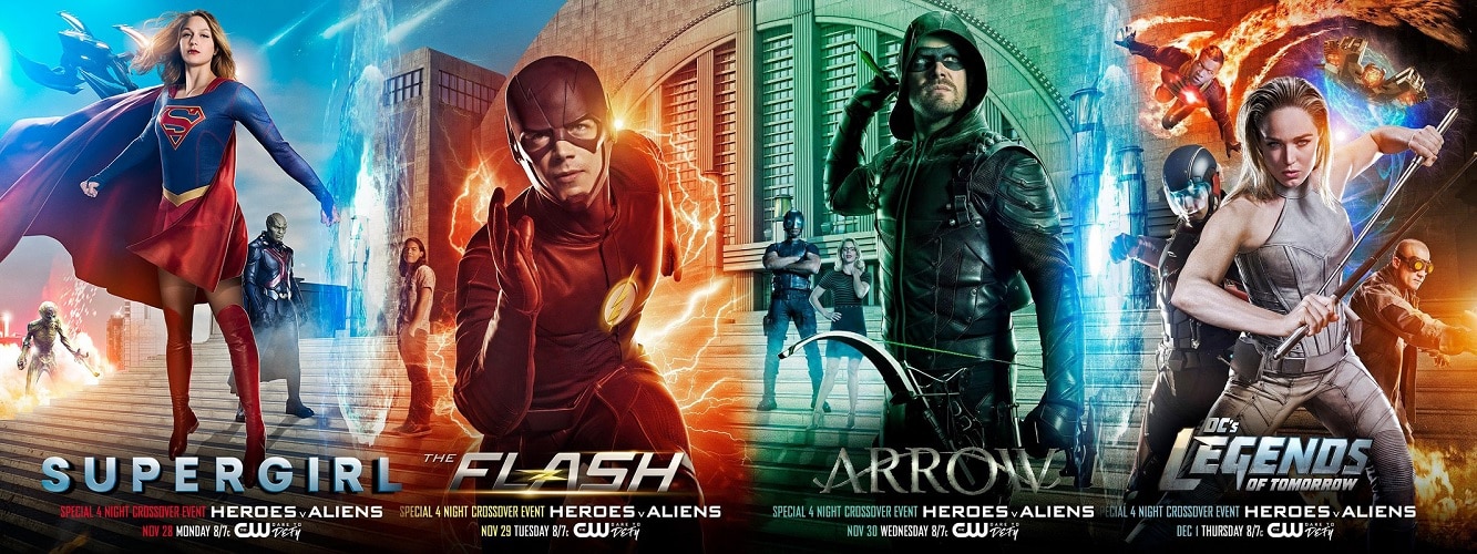 Le trailer du crossover Supergirl, Arrow, The Flash and Legends of